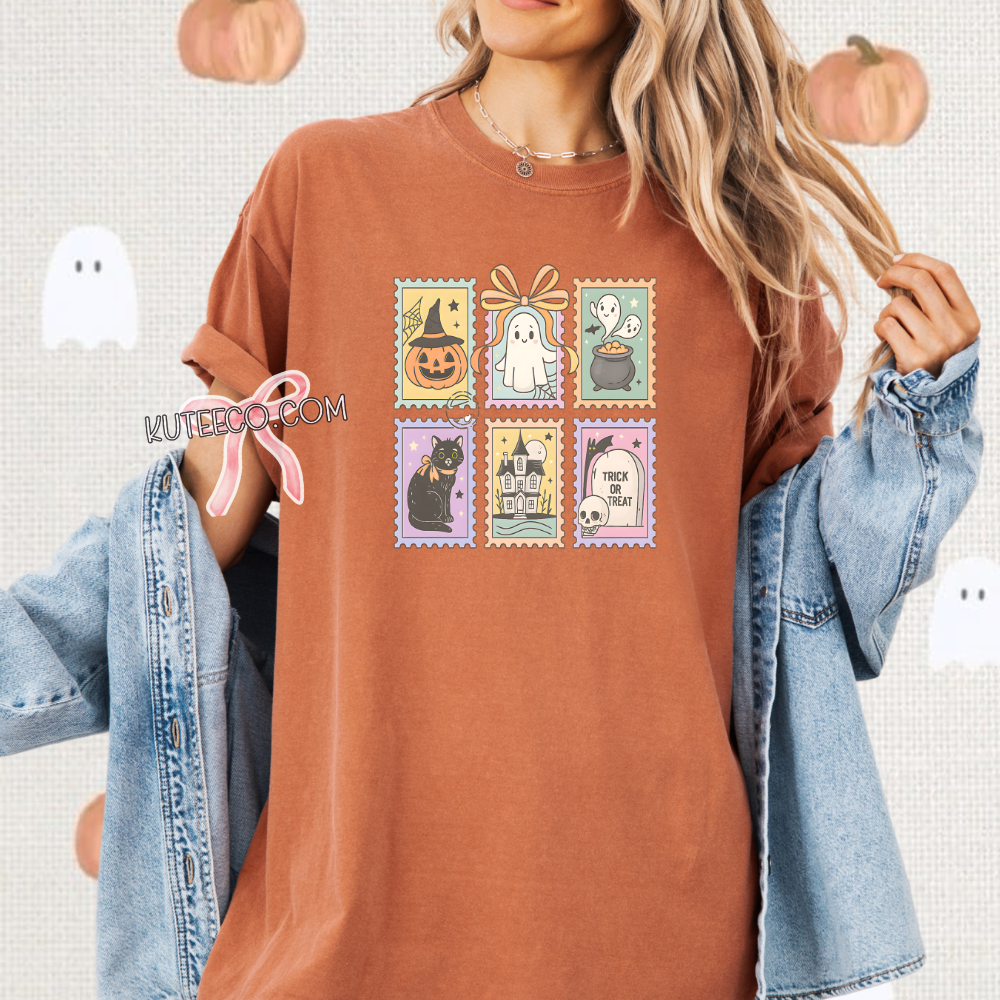 Spooky Stamps- T-shirt/ Sweater