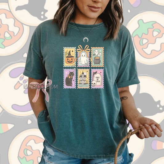 Spooky Stamps- T-shirt/ Sweater