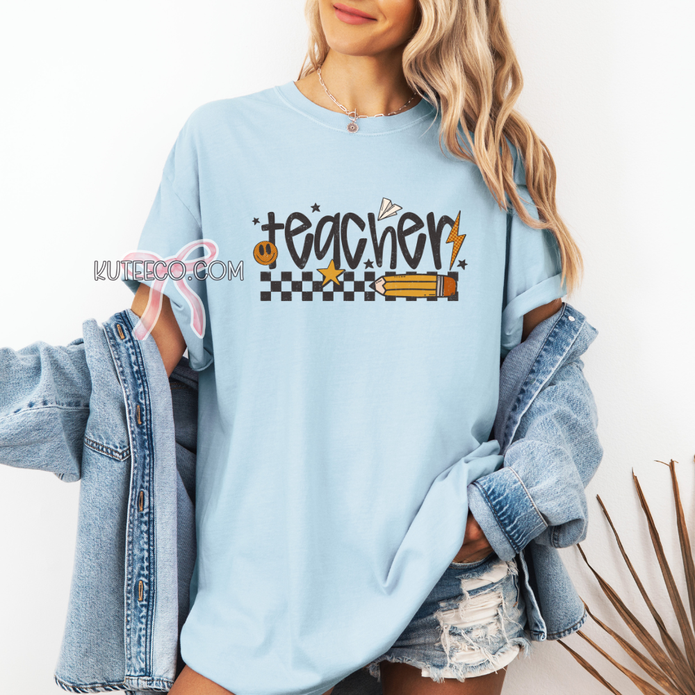 Retro Teacher-T-Shirt