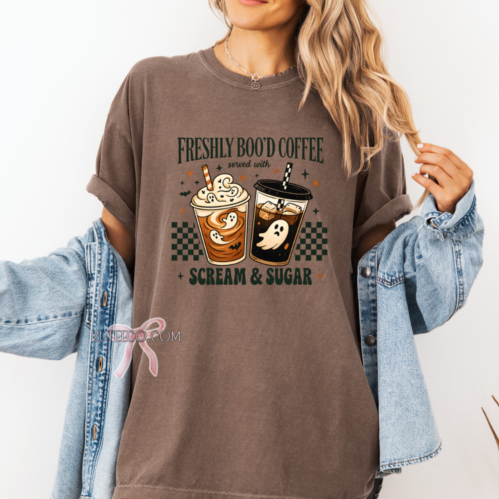 Freshly Boo'd Coffee- T-shirt/ Sweater