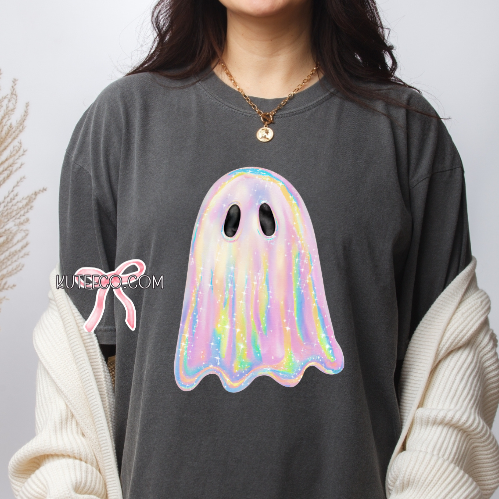 Holographic Ghostie- T-Shirt