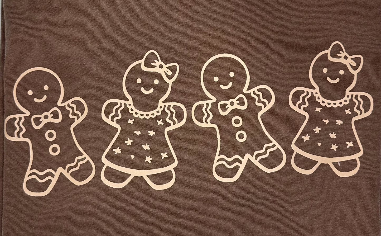 cute gingerbread tshirt close up