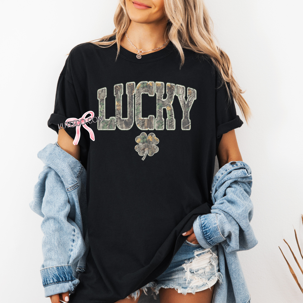 Comfort Colors Lucky Camo - Tee/Sweatshirt