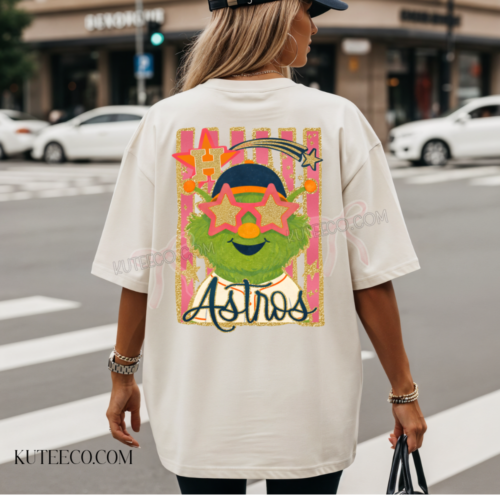 ASTRO GLITZ (Front & Back ) -Comfort colors Shirt/ Sweatshirt