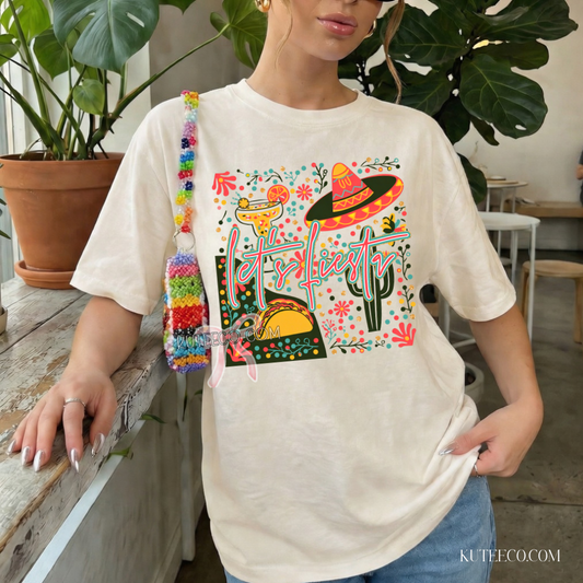 Let's Fiesta- Comfort Colors Tee