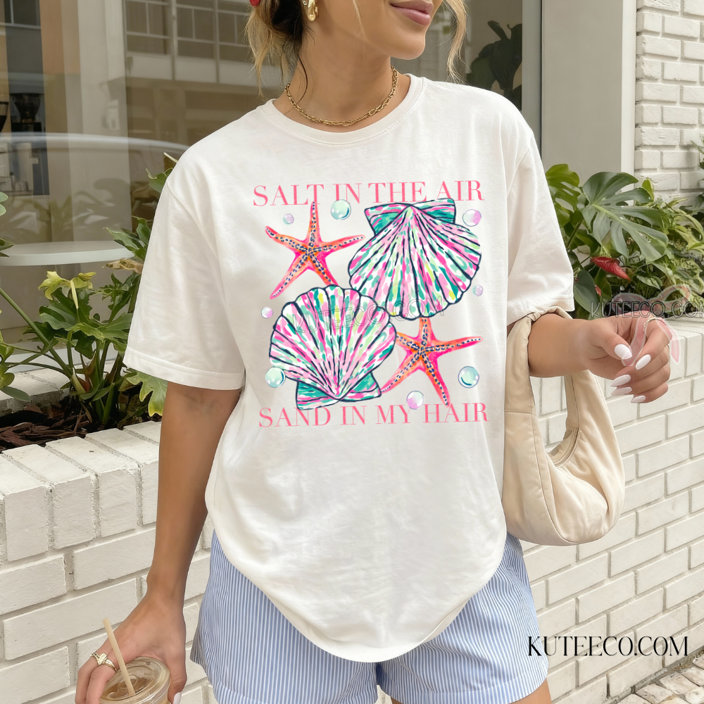 Salt In The Air- Comfort Colors Tee