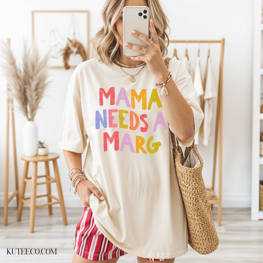 Mama Needs a Marg- Comfort Colors Tee