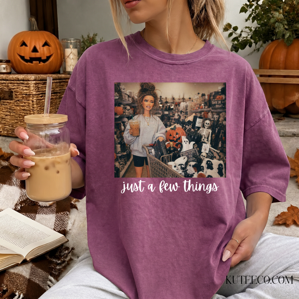 Just a Few Things fall- Comfort Colors Tee