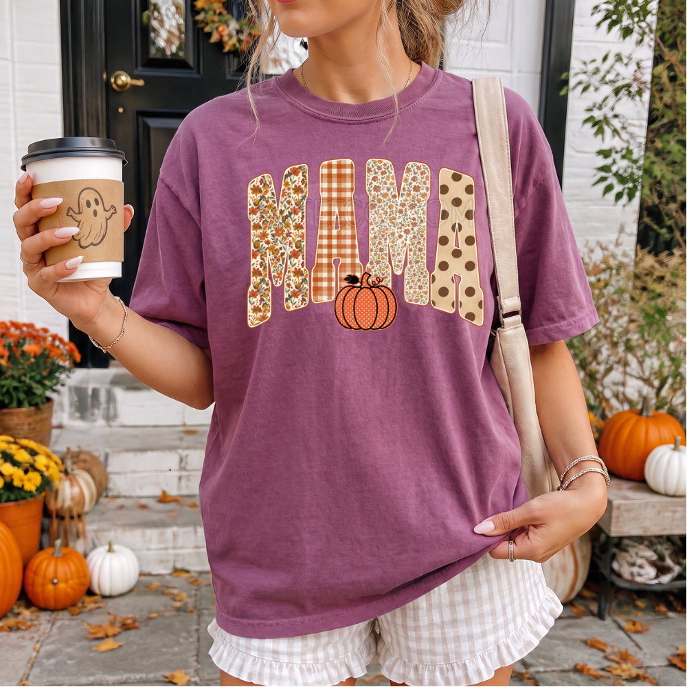 MAMA pumpkin- Comfort Colors Tee
