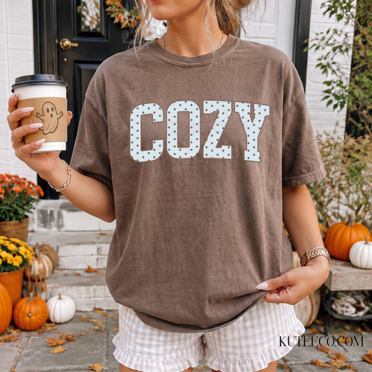 Cozy Blue - Comfort Colors Tee/Sweatshirt