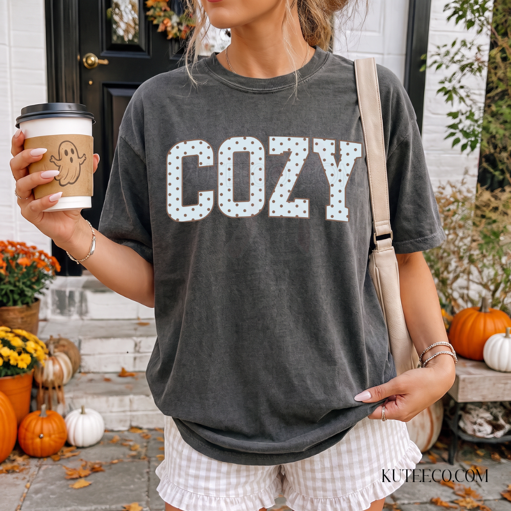 Cozy Blue - Comfort Colors Tee/Sweatshirt