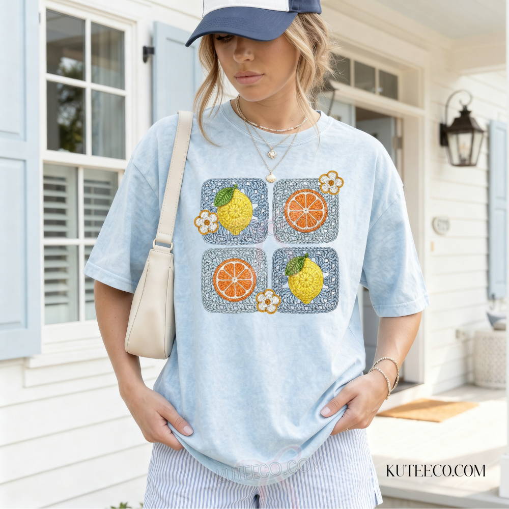 Orange & Lemons- Comfort colors Tee