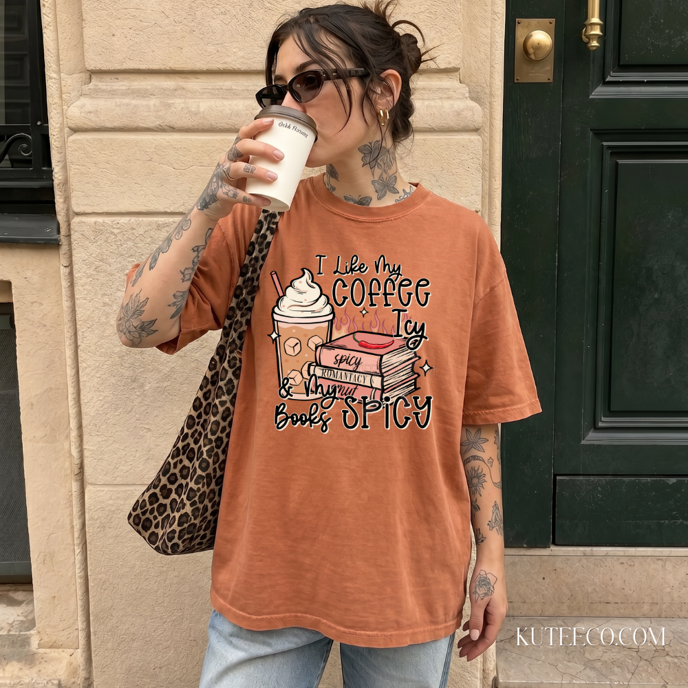 Spicy Books- Comfort colors Tee
