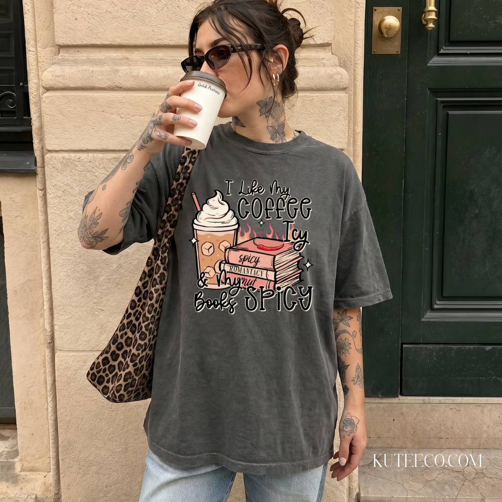 Spicy Books- Comfort colors Tee