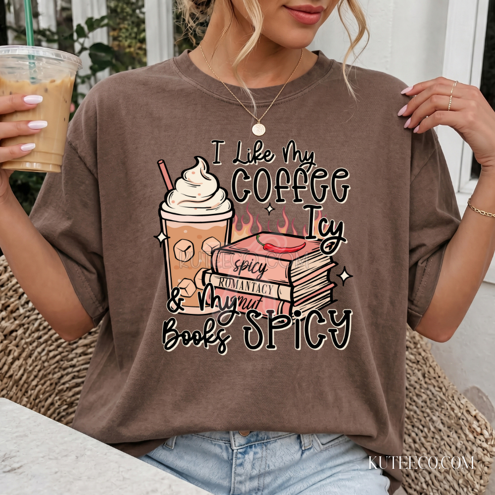 Spicy Books- Comfort colors Tee