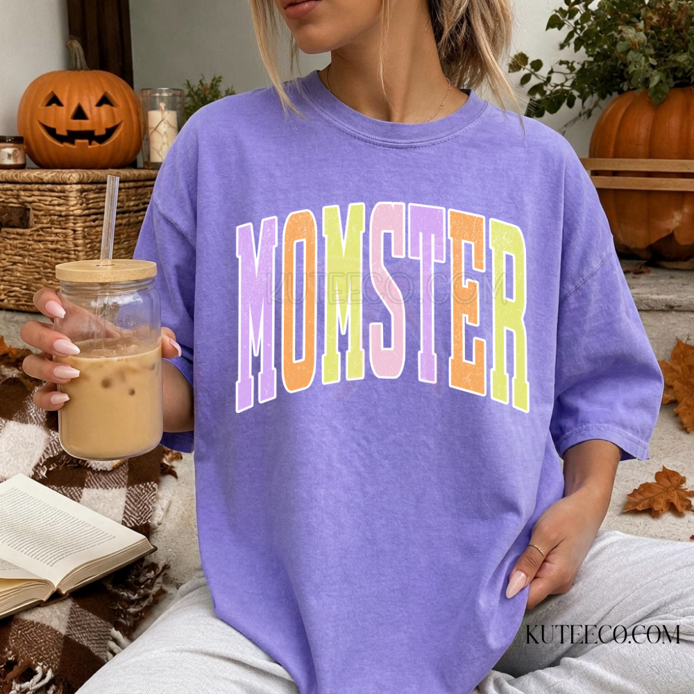 Momster- Comfort Colors Tee/ Sweatshirt