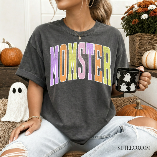 Momster- Comfort Colors Tee/ Sweatshirt
