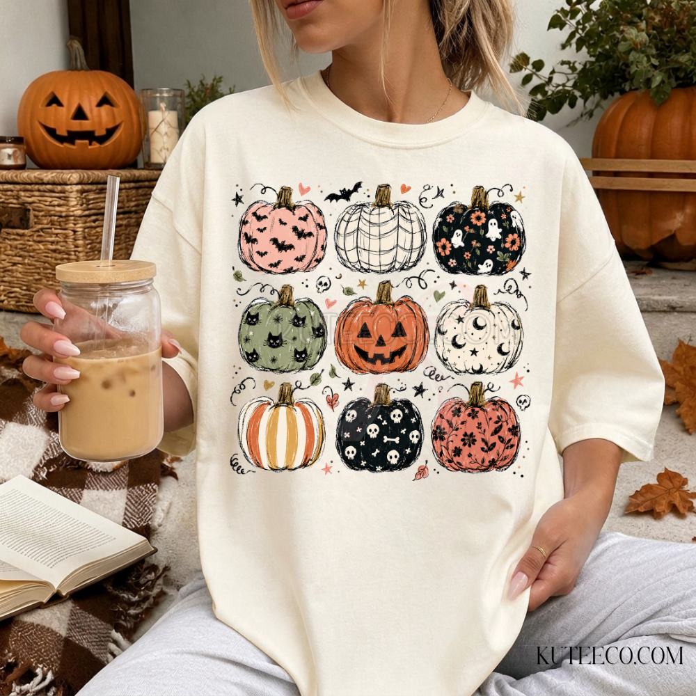 Spooky Pumpkins- Comfort Colors Tee