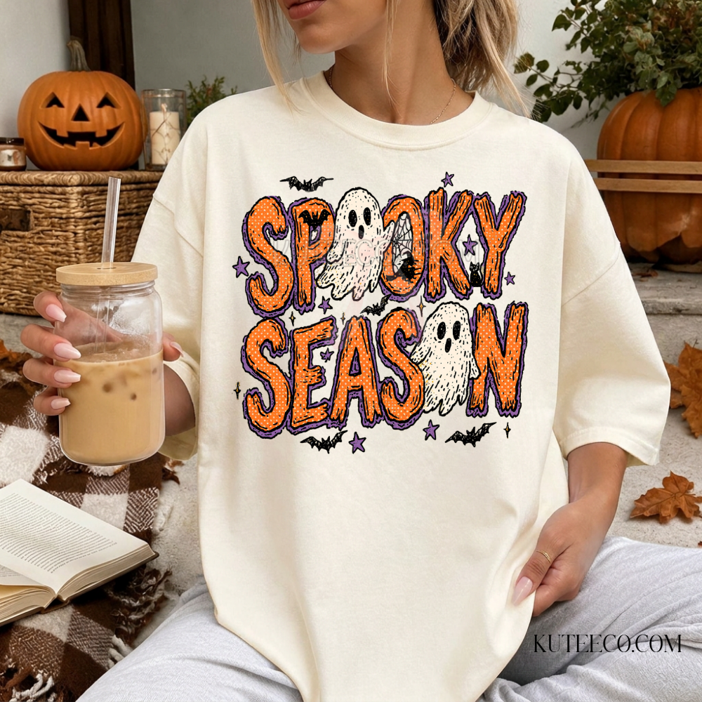 Spooky Season Ghostie- Comfort Colors Tee