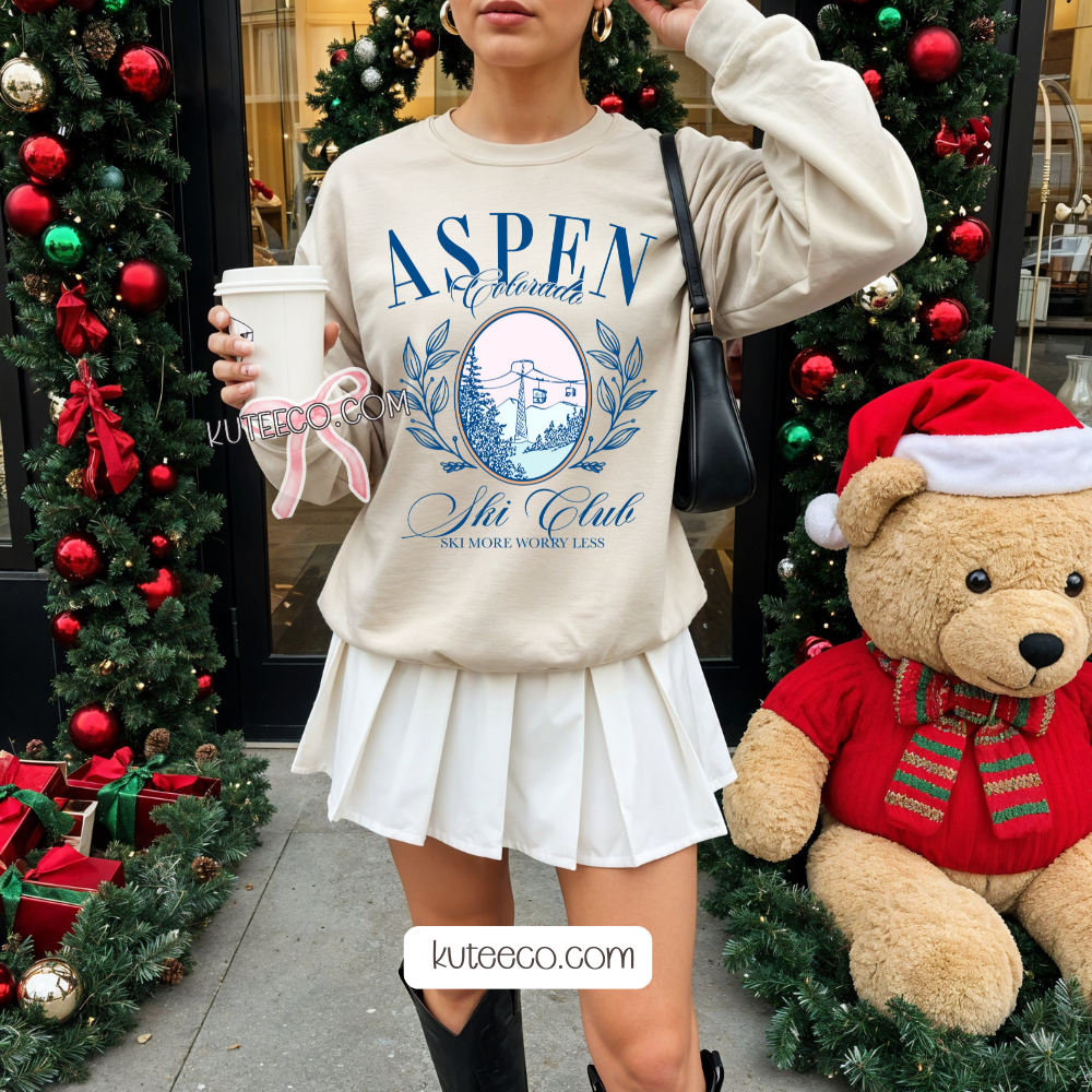 Aspen Colorado Ski- Shirt/ Sweatshirt