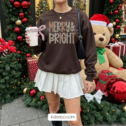 Merry & Bright- Shirt/ Sweatshirt