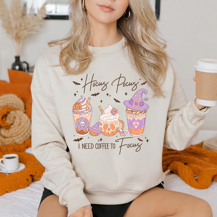 Hocus Pocus coffee to focus-Sweatshirt