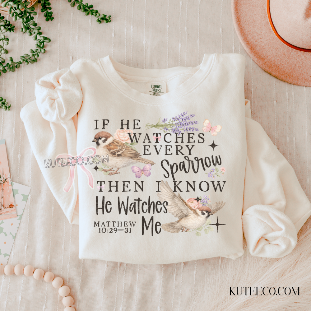 Sparrow Tee-  Comfort colors Shirt/ Sweatshirt