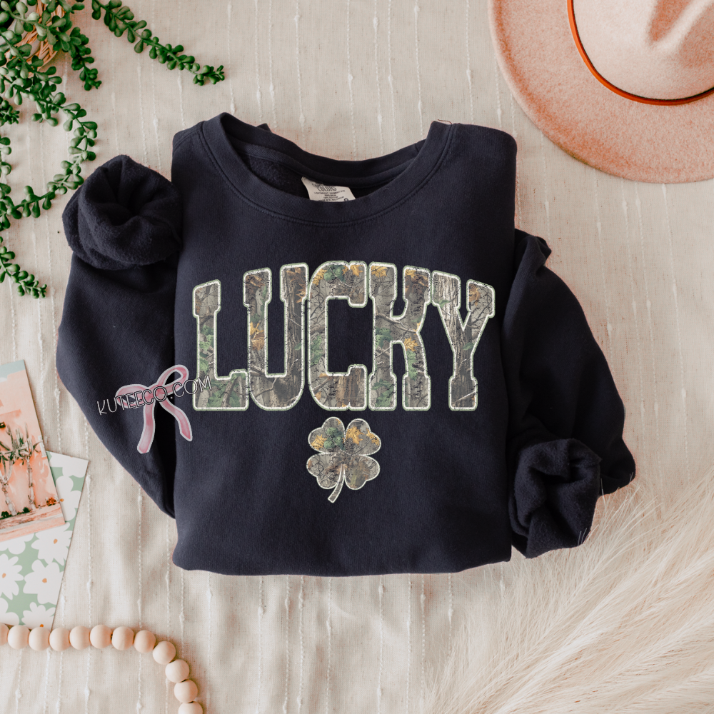 Comfort Colors Lucky Camo - Tee/Sweatshirt