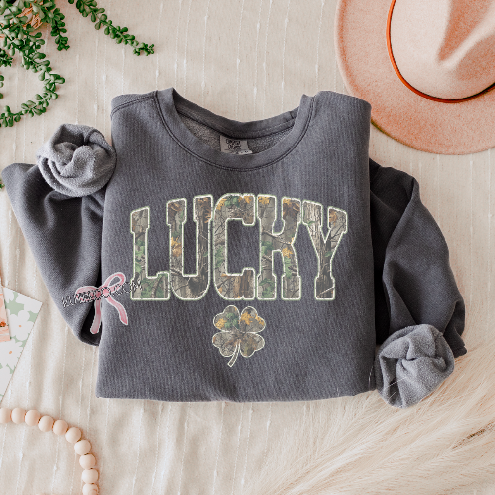 Comfort Colors Lucky Camo - Tee/Sweatshirt
