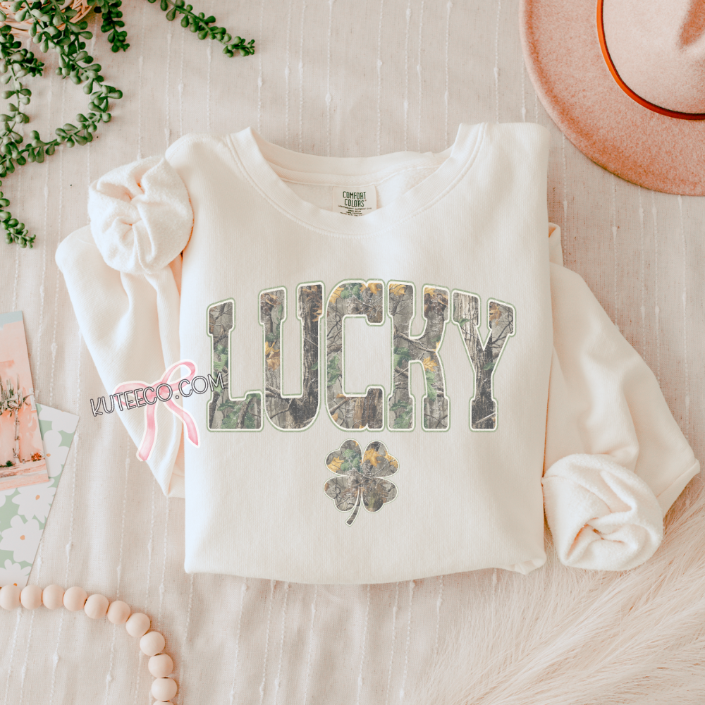 Comfort Colors Lucky Camo - Tee/Sweatshirt