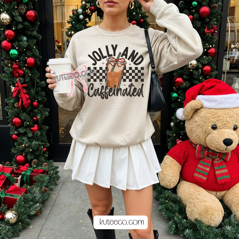 Jolly & Caffeinated Shirt/ Sweatshirt