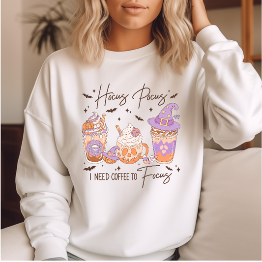 Hocus Pocus coffee to focus-Sweatshirt