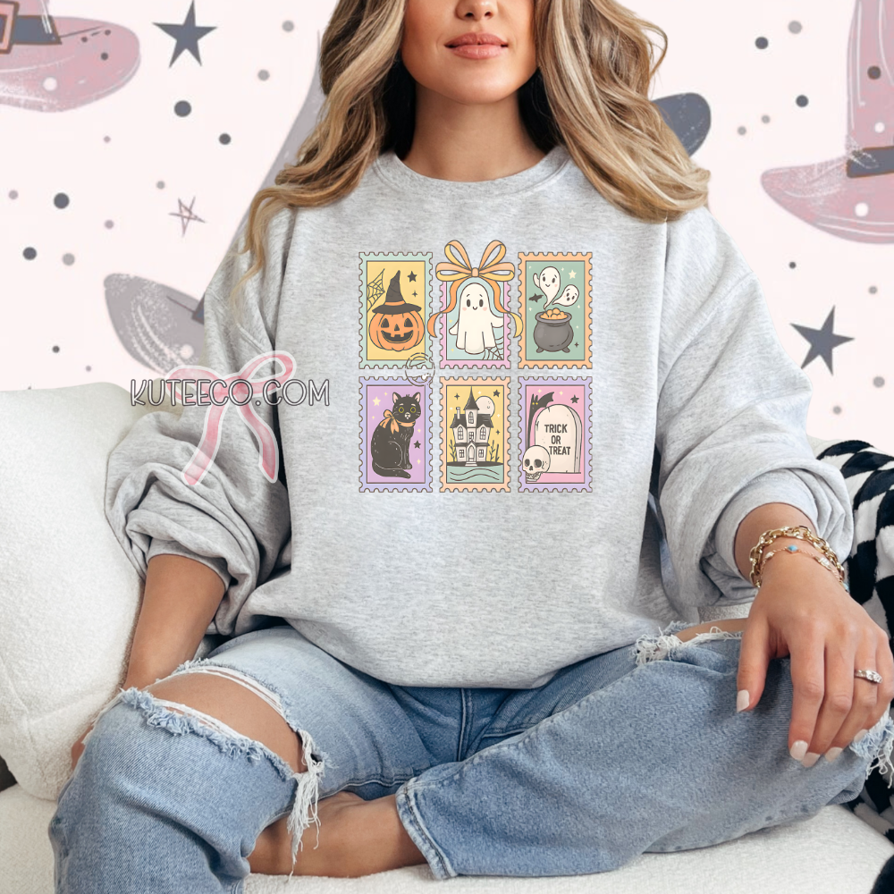 Spooky Stamps- T-shirt/ Sweater