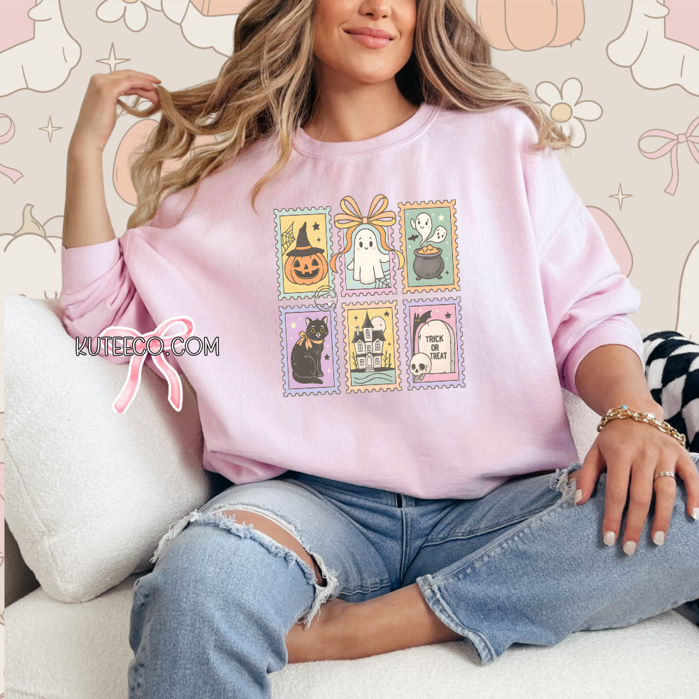 Spooky Stamps- T-shirt/ Sweater