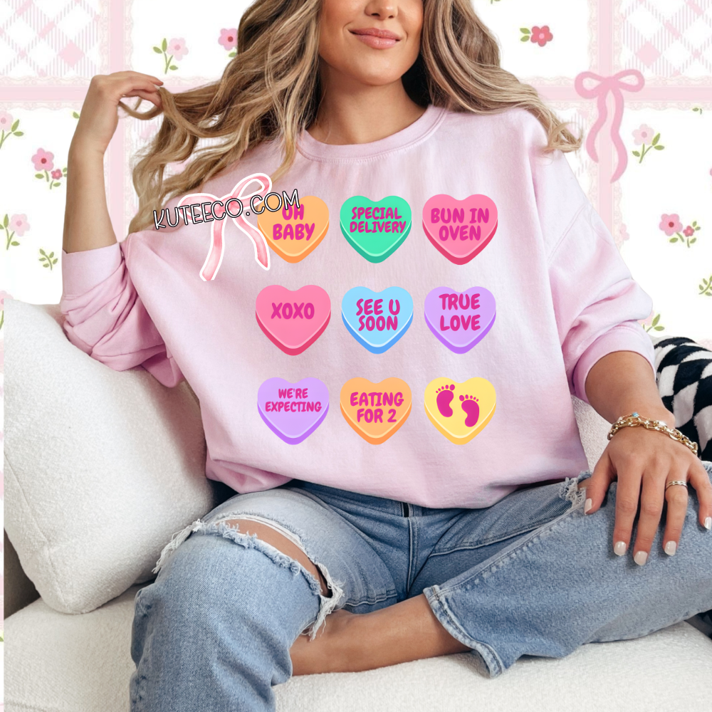 Pregnant V-day candy - Shirt/ Sweatshirt