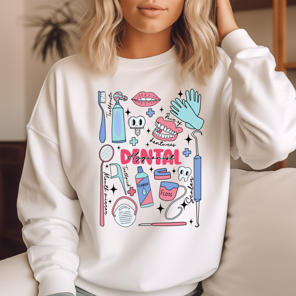 Dental Hygienist Sleeve -Sweater