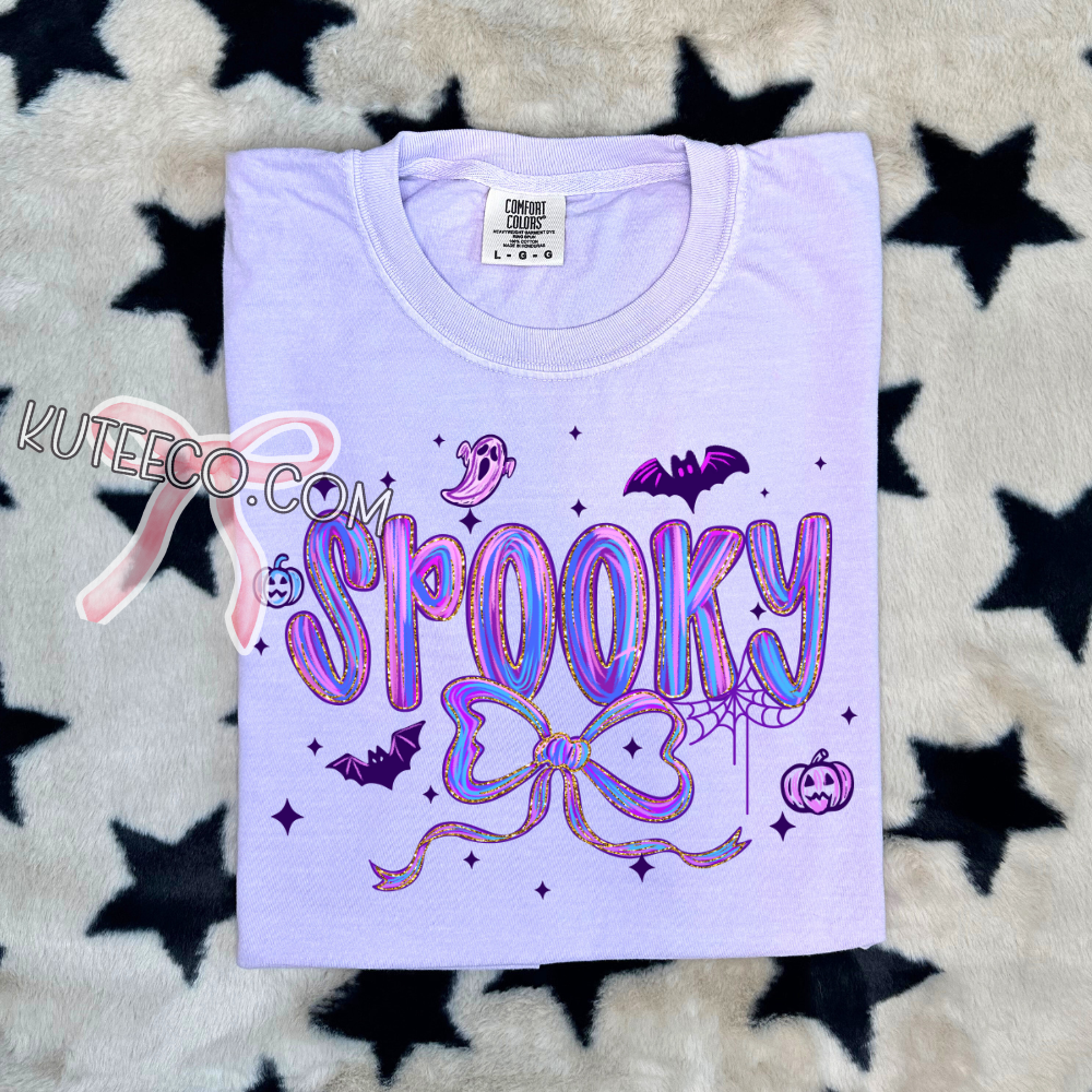 Purple Spooky -T- Shirt