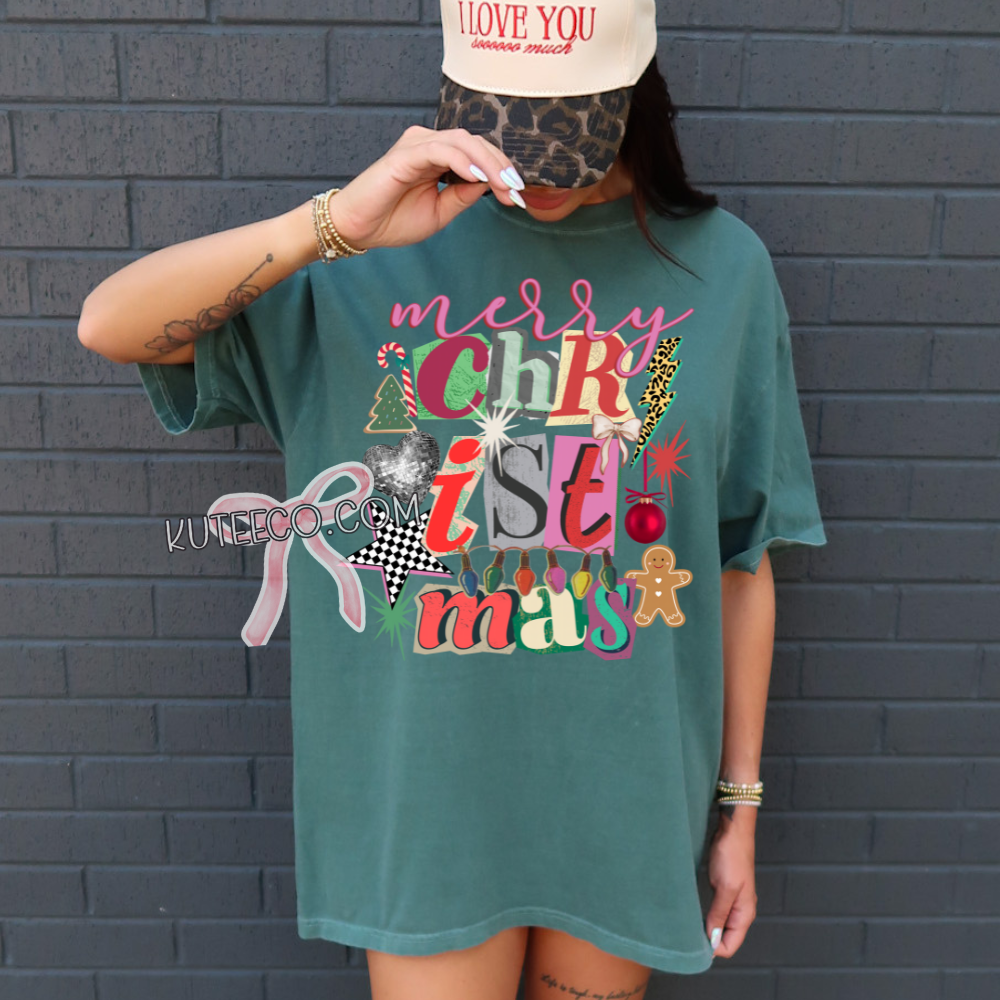 Merry Christmas Retro- Shirt/ Sweatshirt