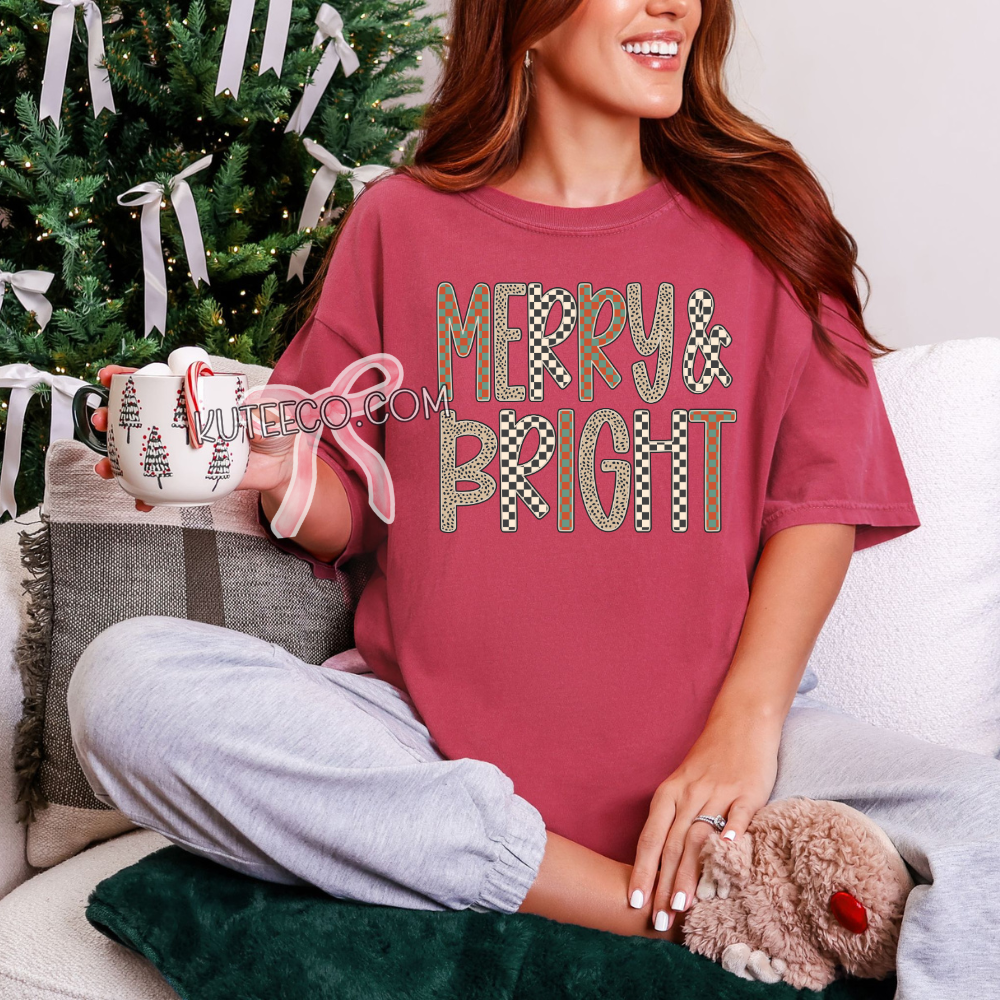 Merry & Bright- Shirt/ Sweatshirt