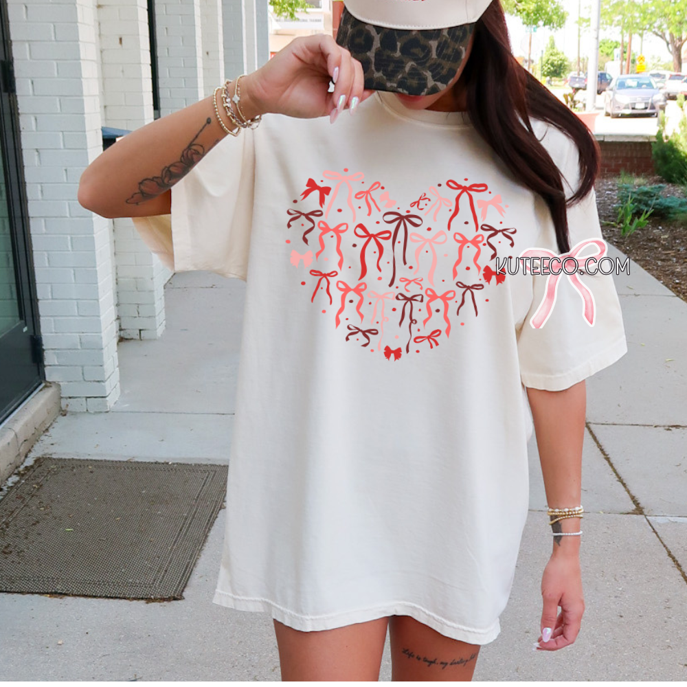 Heart's & Bows - Shirt/ Sweatshirt