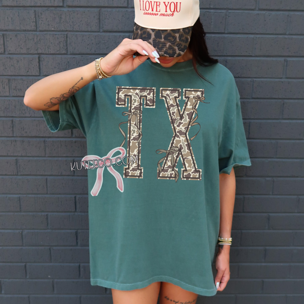 TX camo bow's - Shirt/ Sweatshirt