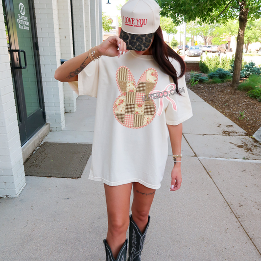 Quilted Bunny- Comfort colors Shirt/ Sweatshirt