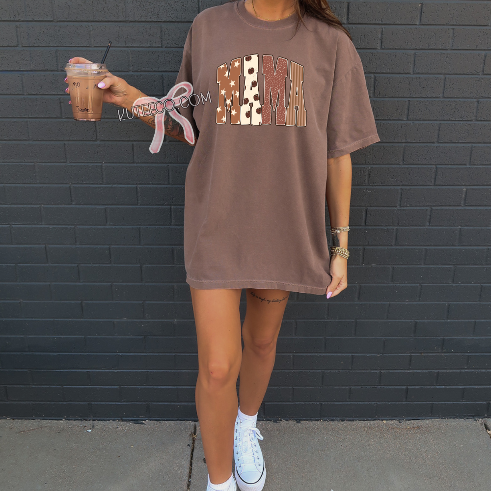 Brown Pumpkin MAMA T- Shirt