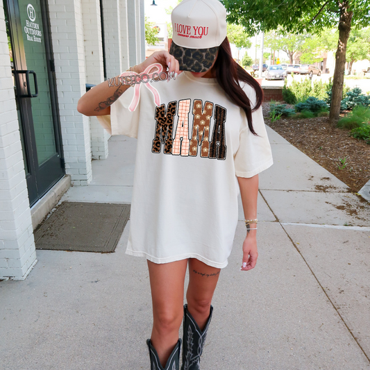 Fall Brown MAMA T- Shirt
