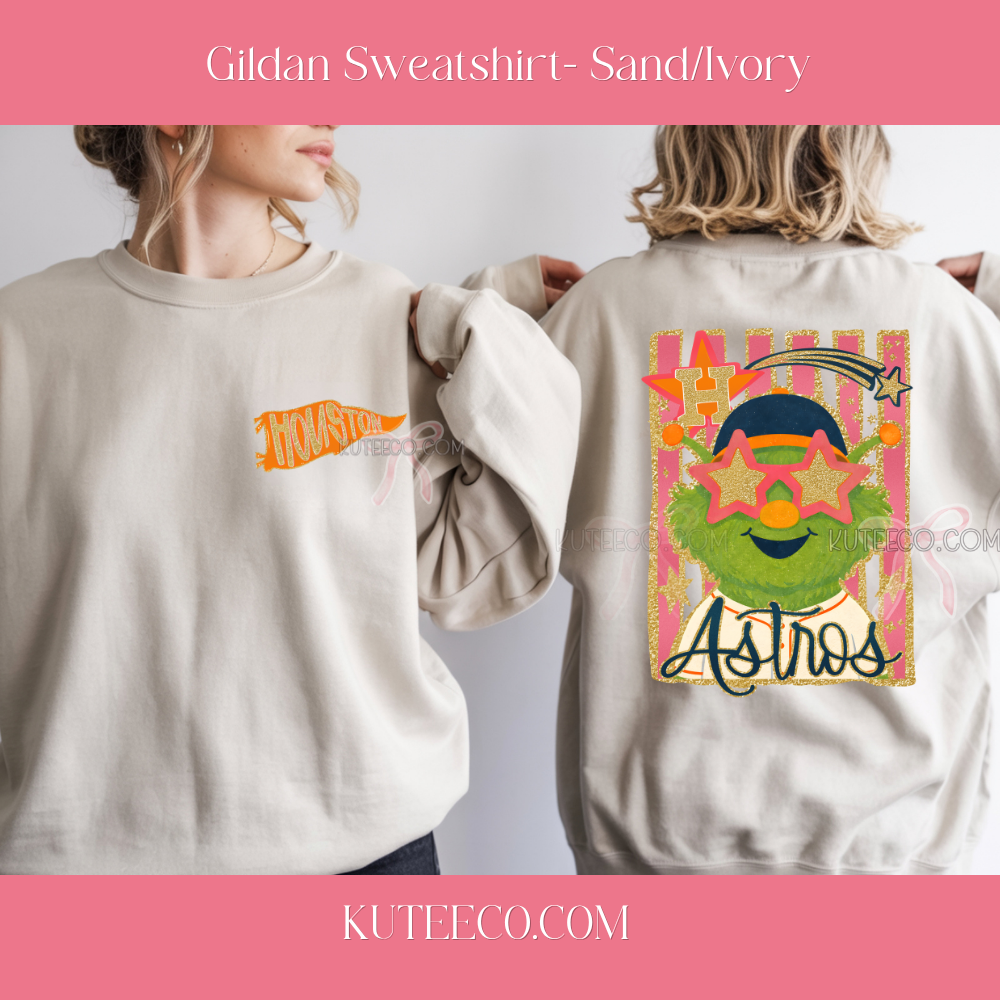 ASTRO GLITZ (Front & Back ) -Comfort colors Shirt/ Sweatshirt