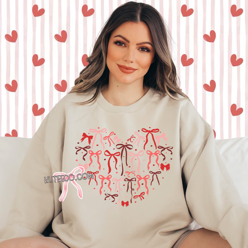 Heart's & Bows - Shirt/ Sweatshirt