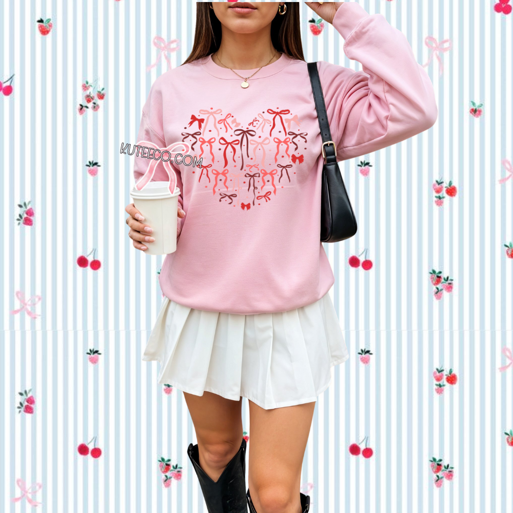 Heart's & Bows - Shirt/ Sweatshirt