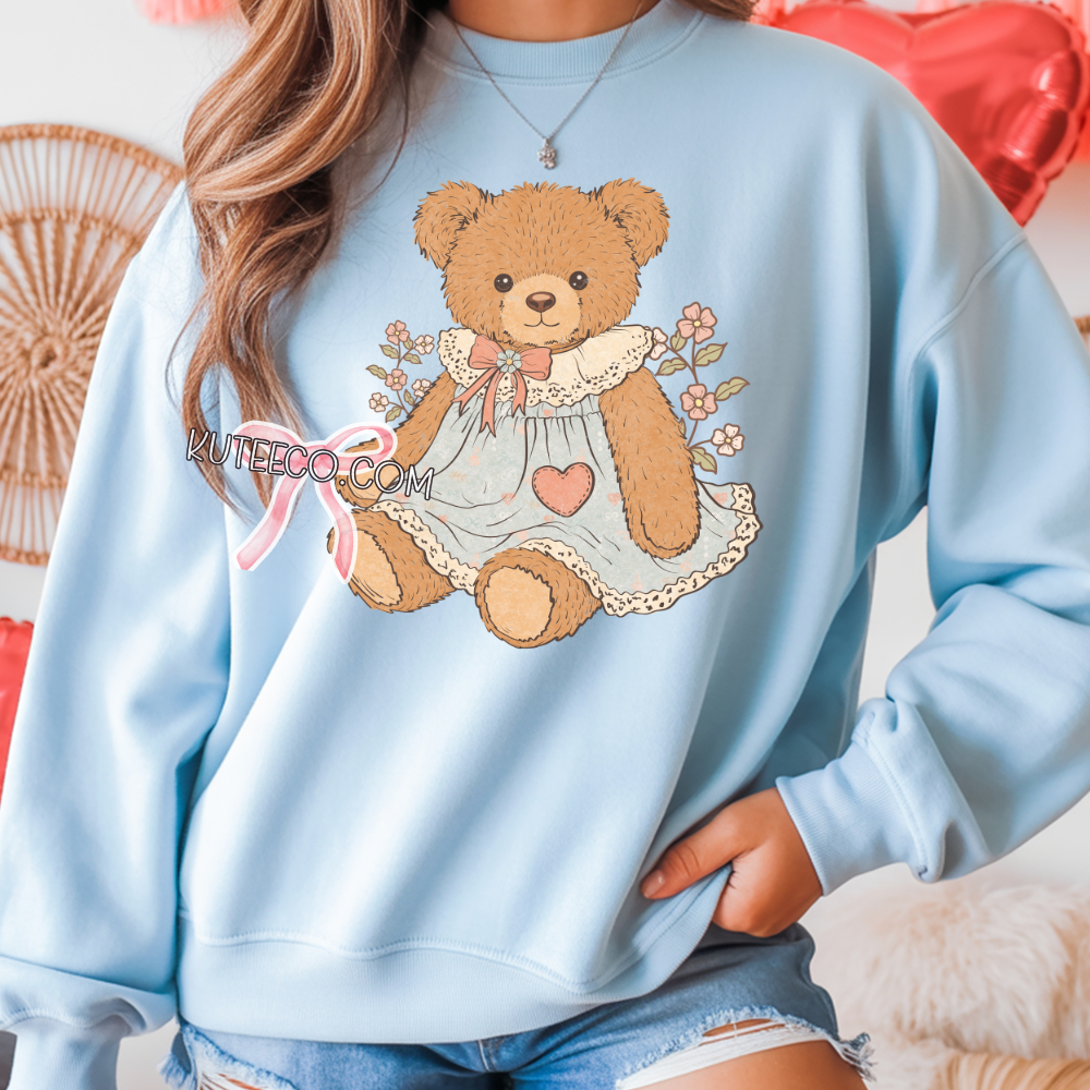 Floral Bear - Shirt/ Sweatshirt
