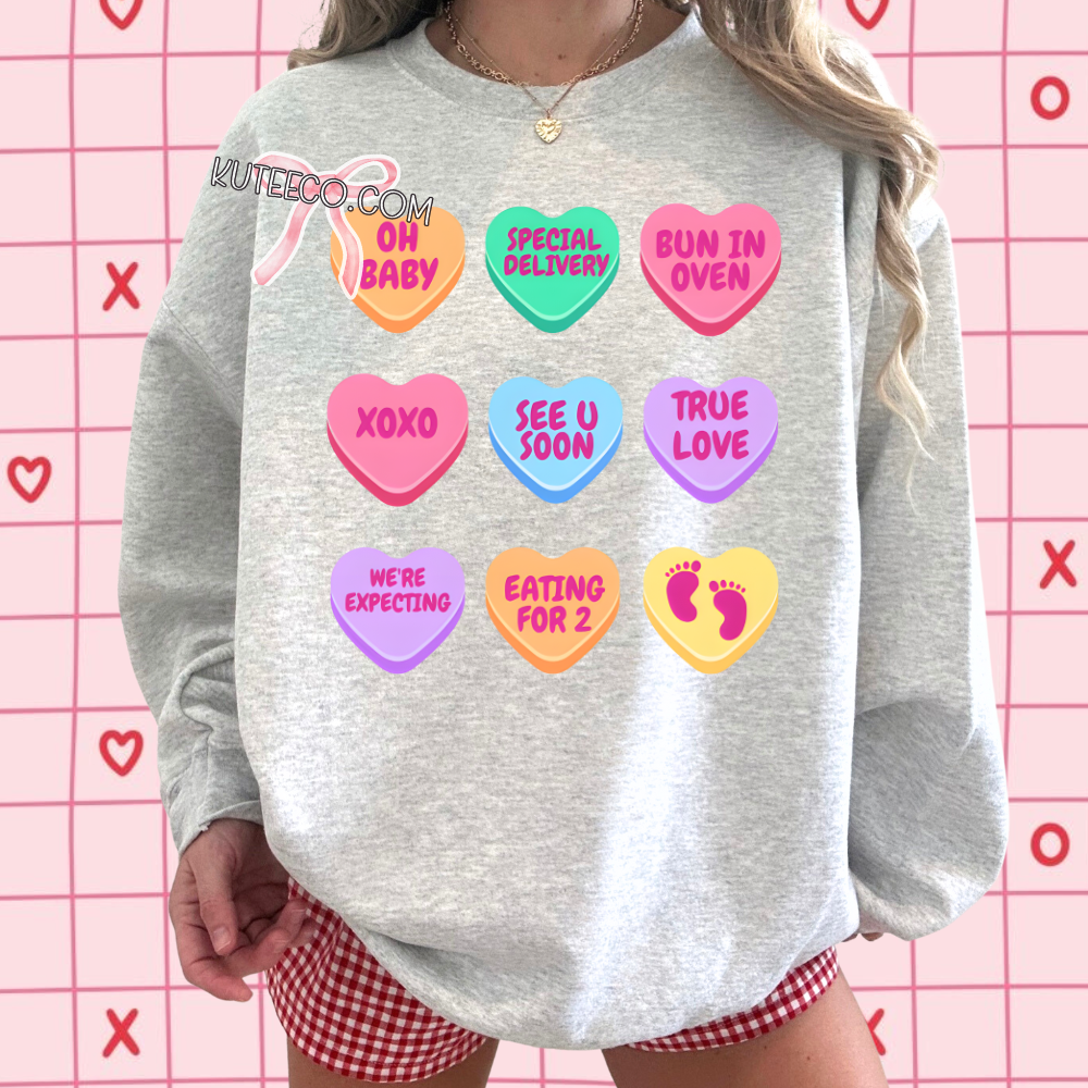 Pregnant V-day candy - Shirt/ Sweatshirt