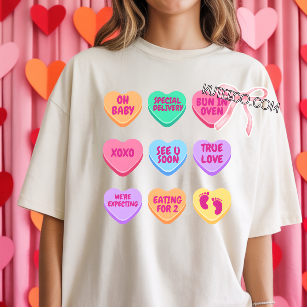 Pregnant V-day candy - Shirt/ Sweatshirt